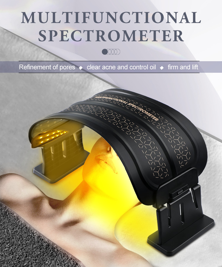 5 Color Aesthetic Spectrometer With Infrared Anti Aging PDT LED Light Machine