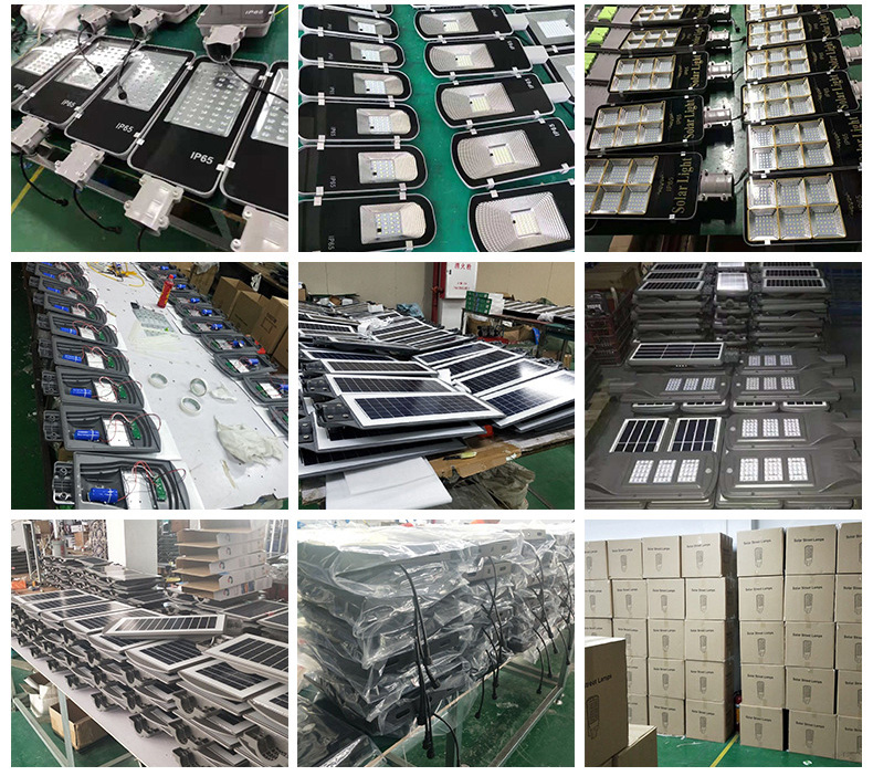 ABS Case All In One LED Solar Street Light With Lithium Iron Phosphate Battery