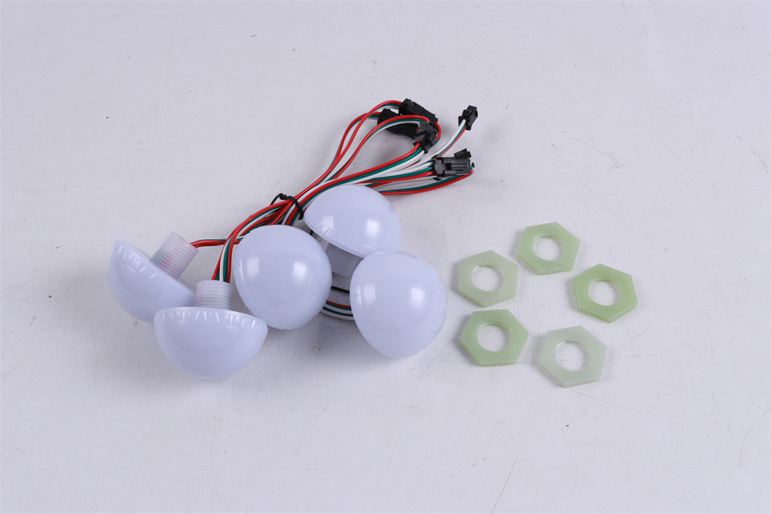 Miracle Bean 60Mm Pre-Programmed 2W Led Point Lamp Clear Cover Amusement Light