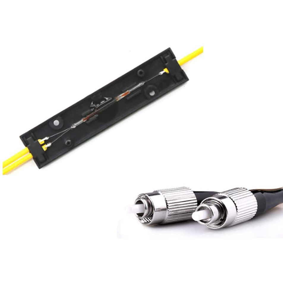 Hot Sale Optical 1*2 ABS FC UPC FBT Coupler Single mode 1X2 Fiber Optic Splitter 1310nm or 1490nm or 1550nm