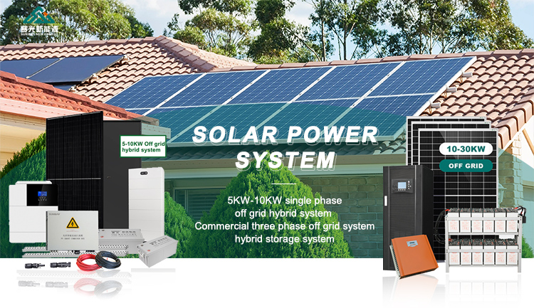 Modern Design Hybrid Off Grid Solar System LiFePO4 For Home Rack Mounted