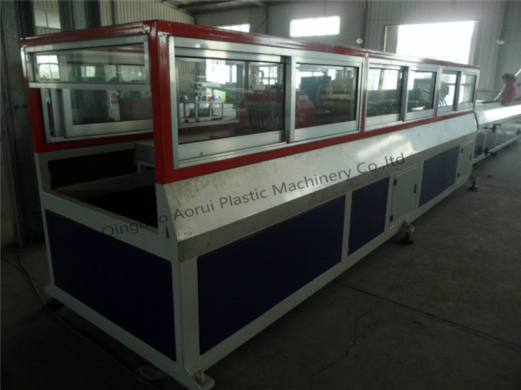 Hollow or Solid Plastic PVC Profile Extrusion Line , Window Door Profile Machinery