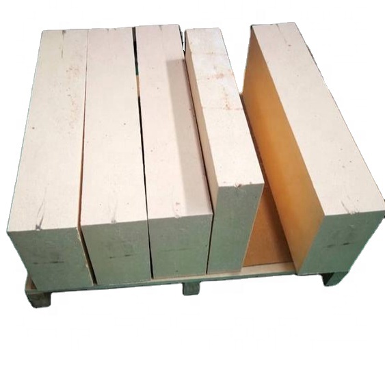 SiO2 Content % ≤25% Sintered Zirconium Mullite Refractory Brick Series for Glass Furnace