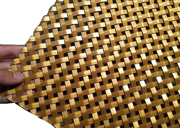 Frame Design SS Architectural Wire Mesh Space Partiton With Antique Finished
