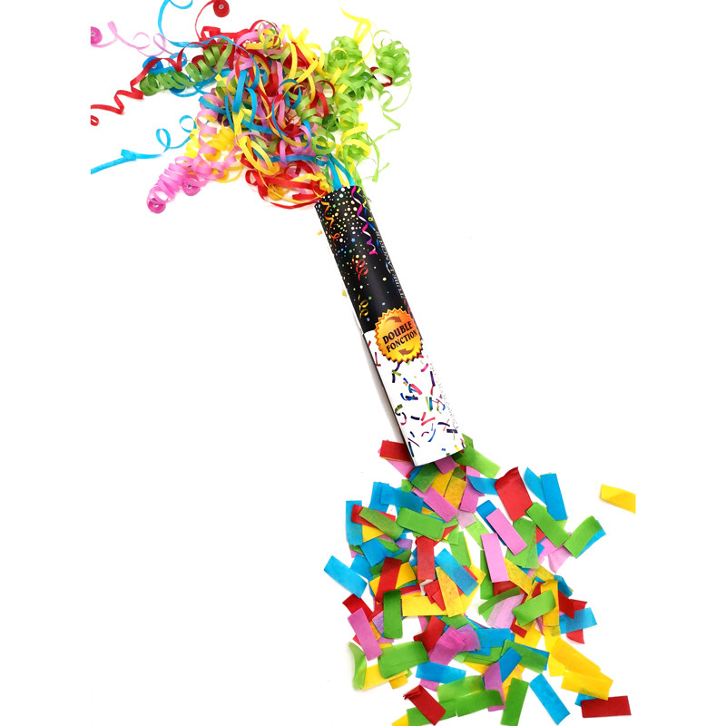 Boomwow 25cm Non Gas Mixed Paper Confetti Streamer Cannon