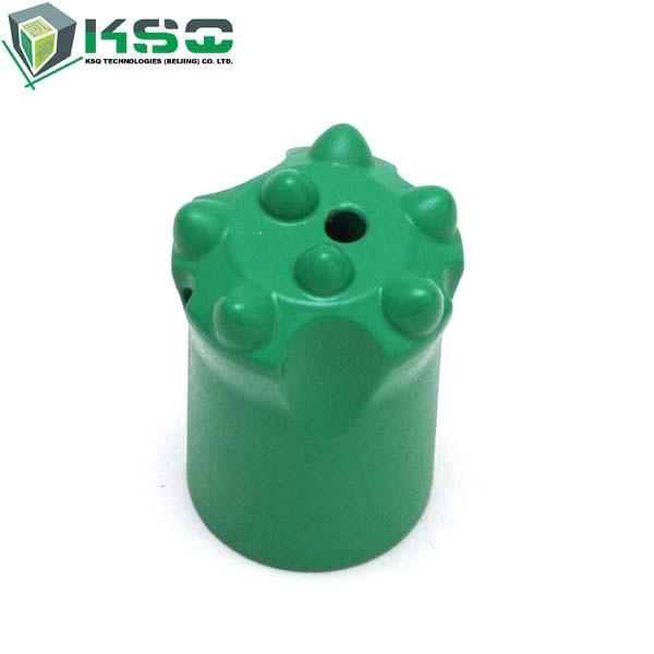 1.5" 12 Degree Short Tapered Button Bit Green For Stone Quarrying Industry