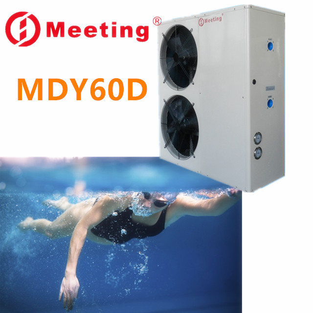 Meeting MDY60D0-EVI Spa Heating Heat Pumps For Pool Water Heater air source heat pump for pool