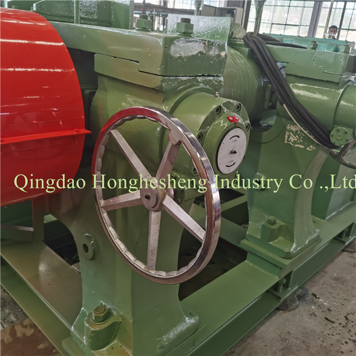Two Roll Rubber Grinder Waste Tire Cracker Mill Rubber Crusher