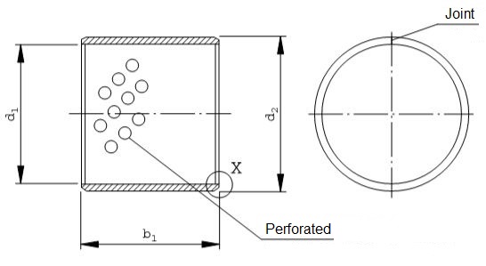 WRAPPED BRONZE BUSHING