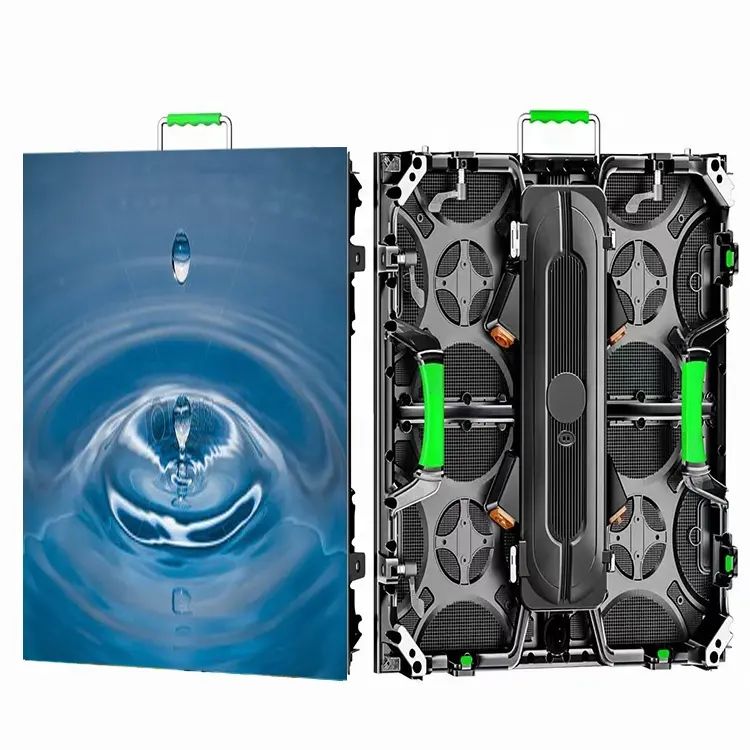 Led Wall Screen Rental Large Poster LED Screen Full Color 140° View Angle P4.81 Video Wall Panel Flight Case