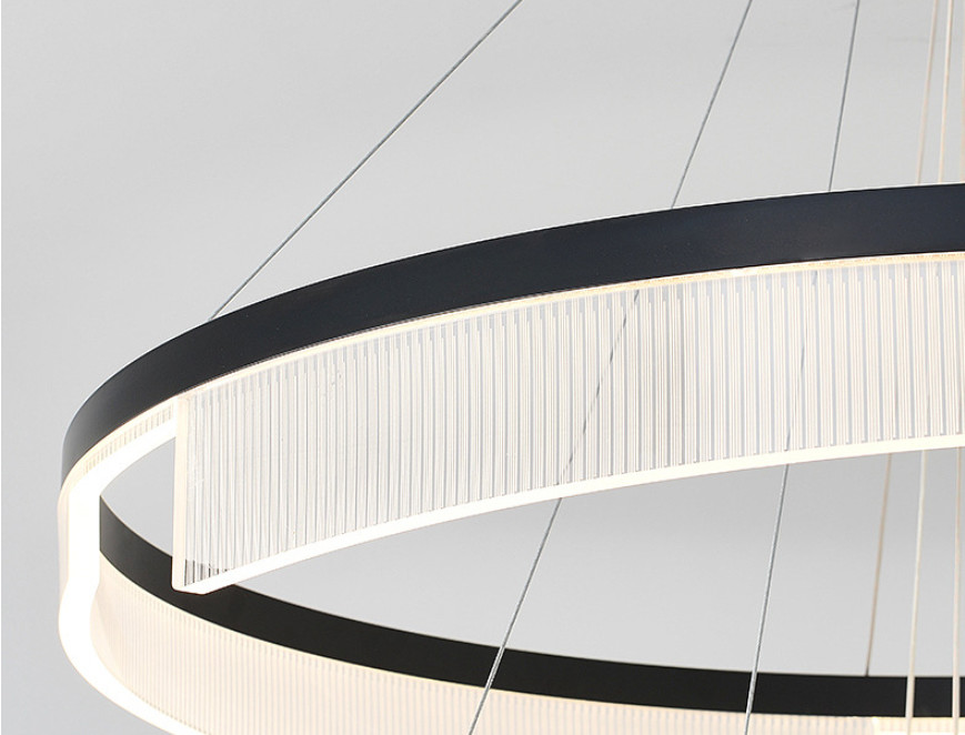LED Light Source Hobby Lobby Chandelier Modern Style With High Transmittance Acrylic Lampshade