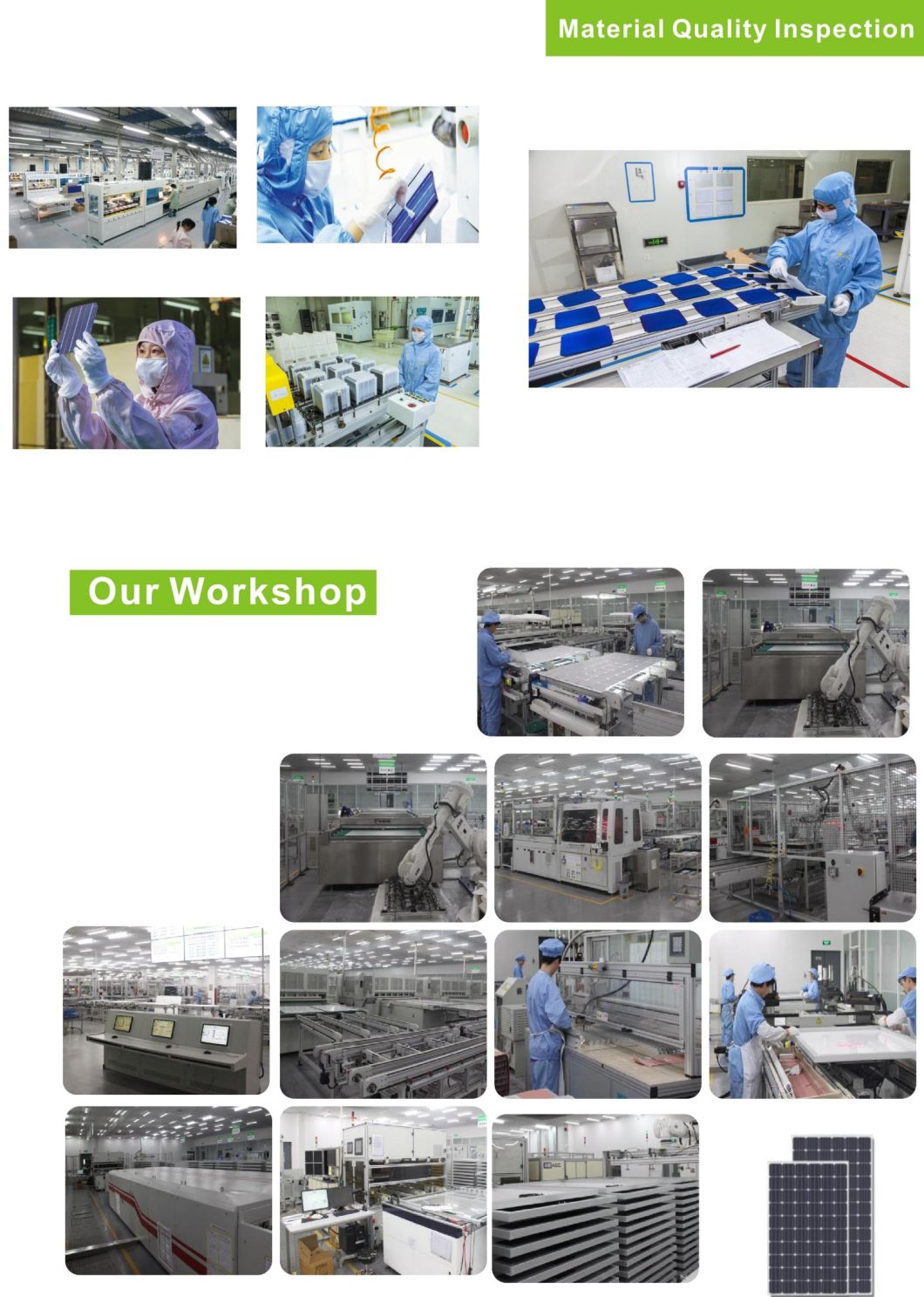 72 Cells 340W Solar Panel Applied in Both Large-Scale and in Smaller Rooftop PV Projects