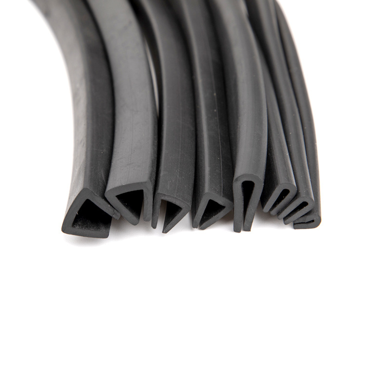 Flexible Rubber Edge Trims for Glass or Metal Sheets U Profile EPDM or PVC Extrusion