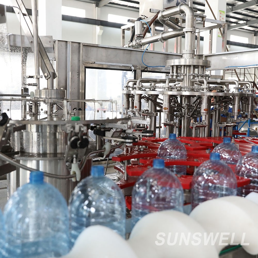 4000BPH Automatic Bottle Drinking Water Filling Machine Line 3l - 5l