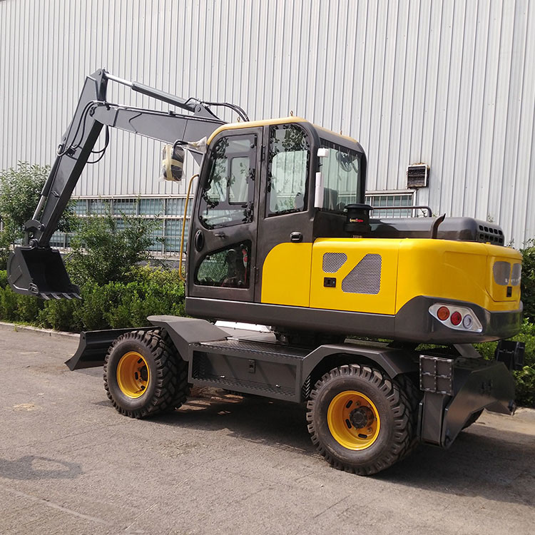 ZHONGMEI Excavation Machinery Boom Length 3560mm Engineering Wheel Excavator