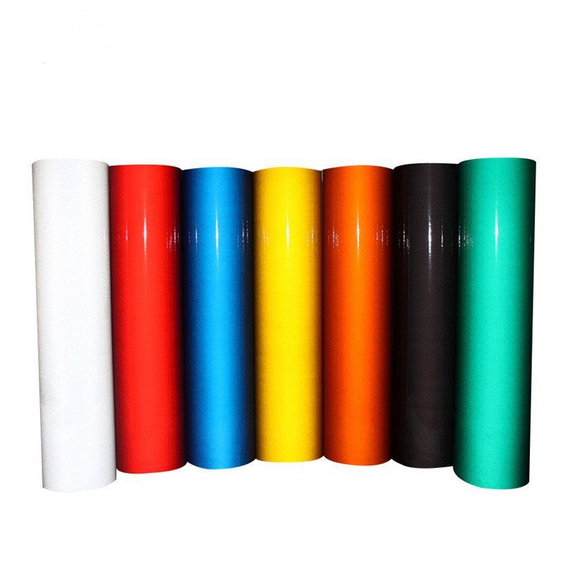 PVC Glass Bead Printing Grade Reflective Sheeting Film For Traffic Sign