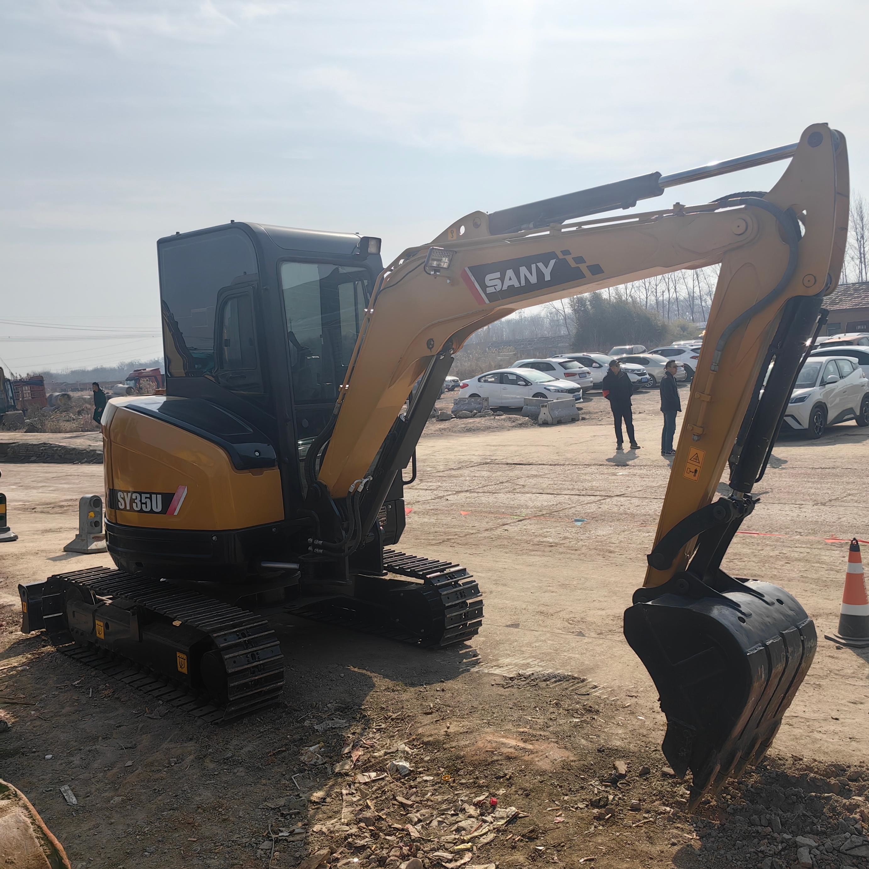 Original Brand Used Sany 35U Mini Crawler Excavator 0.12m³ Bucket Capacity