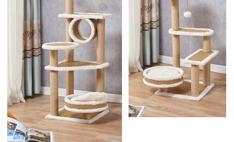 Modern Luxury Cat Scratcher Sustainable Cat Trees Scratcher OEM ODM