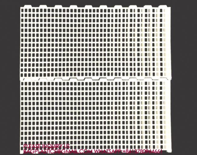 Chicken Poultry Flooring 1200*500mm Duck Goose Floor Covering white color rabbit slat floor