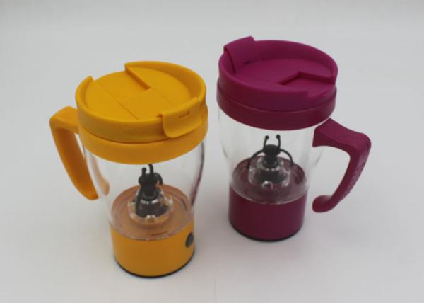 Self Stirring Digital Plastic Coffee Cup / Self Stirring Mug , Run by 2*AAA