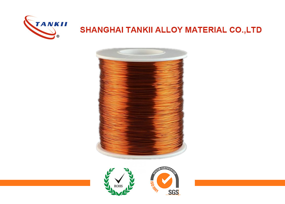 Moderate Resistance Enamel Insulated Wire CuNi44 Alloy Wire Round Parallel Insulated Type