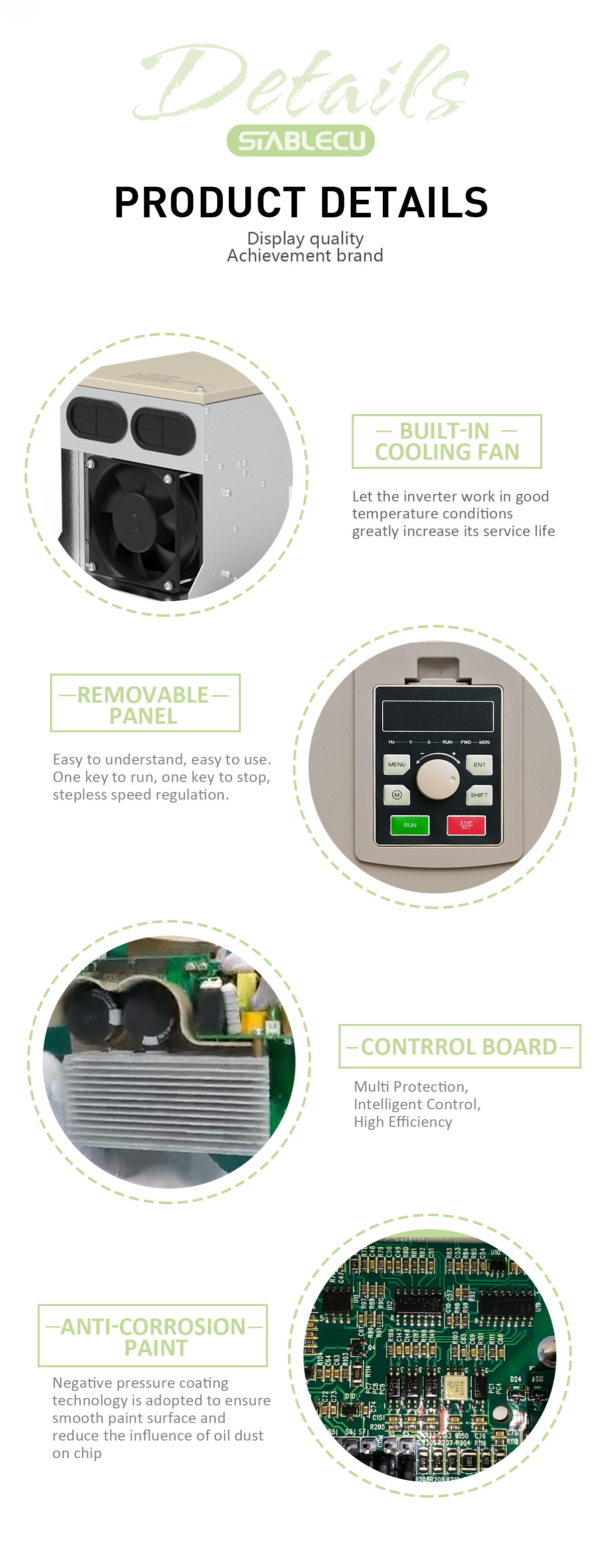 VFD 380V Three Phase Frequency Inverter 22KW 450KW For AC Motor