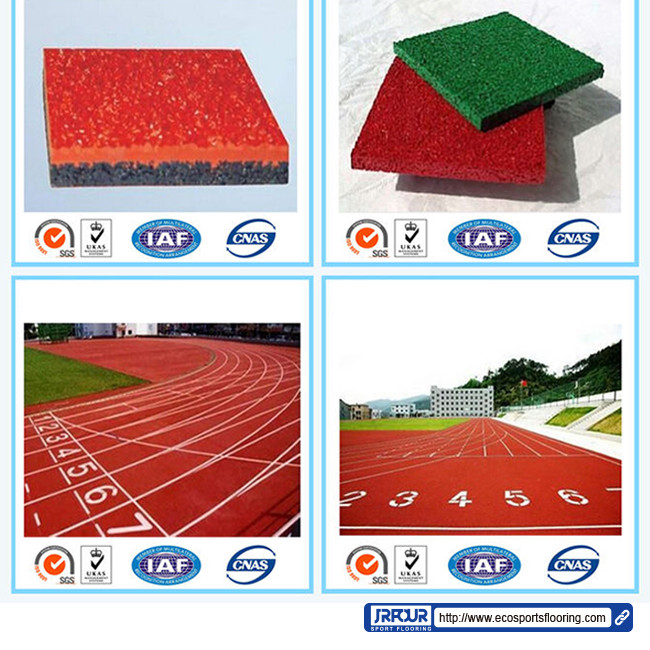 Blue 13mm Thickness Sandwich System Running Track No Bulging Anti-Slip