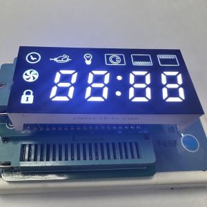 Pure White 7 Segment LED Display 4 Digit Common cathode for Oven Timer Control