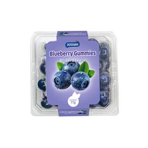 Blueberry Gummies with Fruit Juice Boost Your Immune System with Heakthy Vitamin Gummy Candy and Low Protein Content