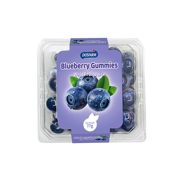 Quality Blueberry Gummies with Fruit Juice Boost Your Immune System with Heakthy Vitamin Gummy Candy and Low Protein Content for sale