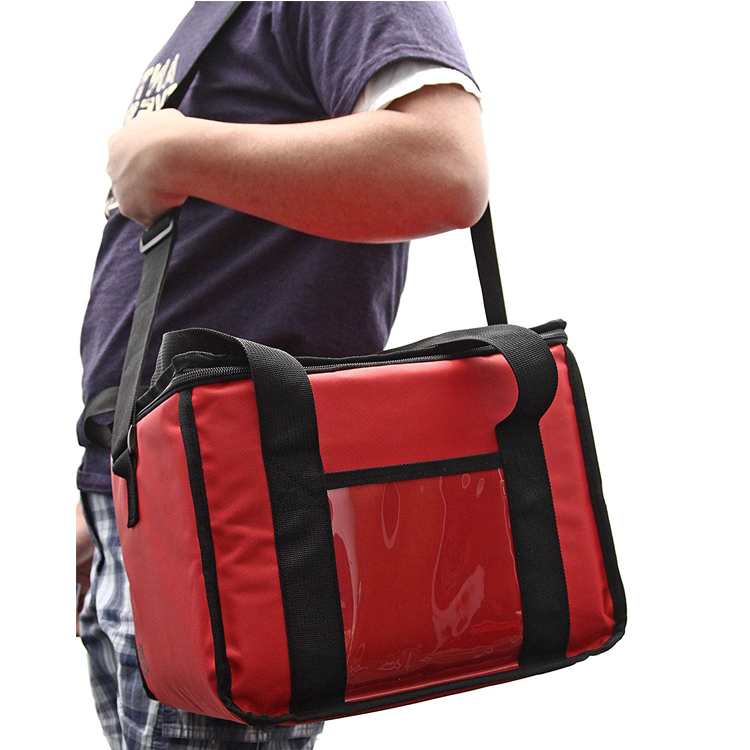 Delivery Custom Insulated Food Bags , Insulated Collapsible Tote Bag Carrier 9 Cups