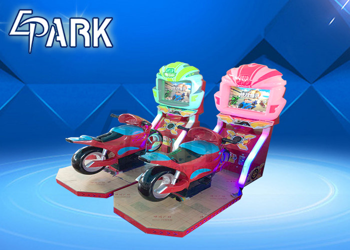 Amusement Indoor Playground Stunt Car Racing Simulator Game Machine with LED Light Effect