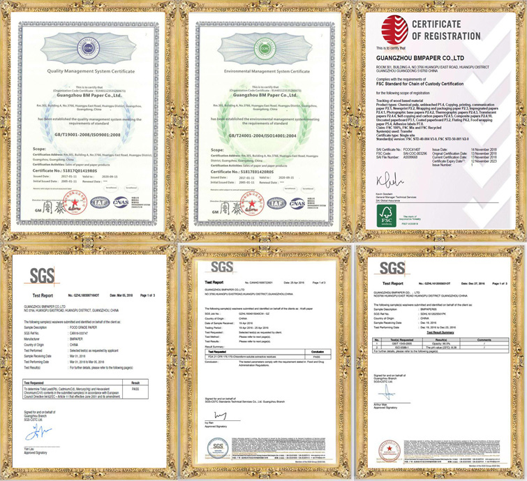 120 140 170gsm mixed pulp kraft paper roll width 700mm for file cover