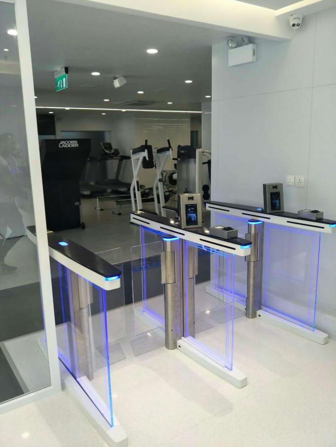 2.0mm SUS Stainless Steel Swing Barrier Turnstile High Speed Pedestrian Access Turboo