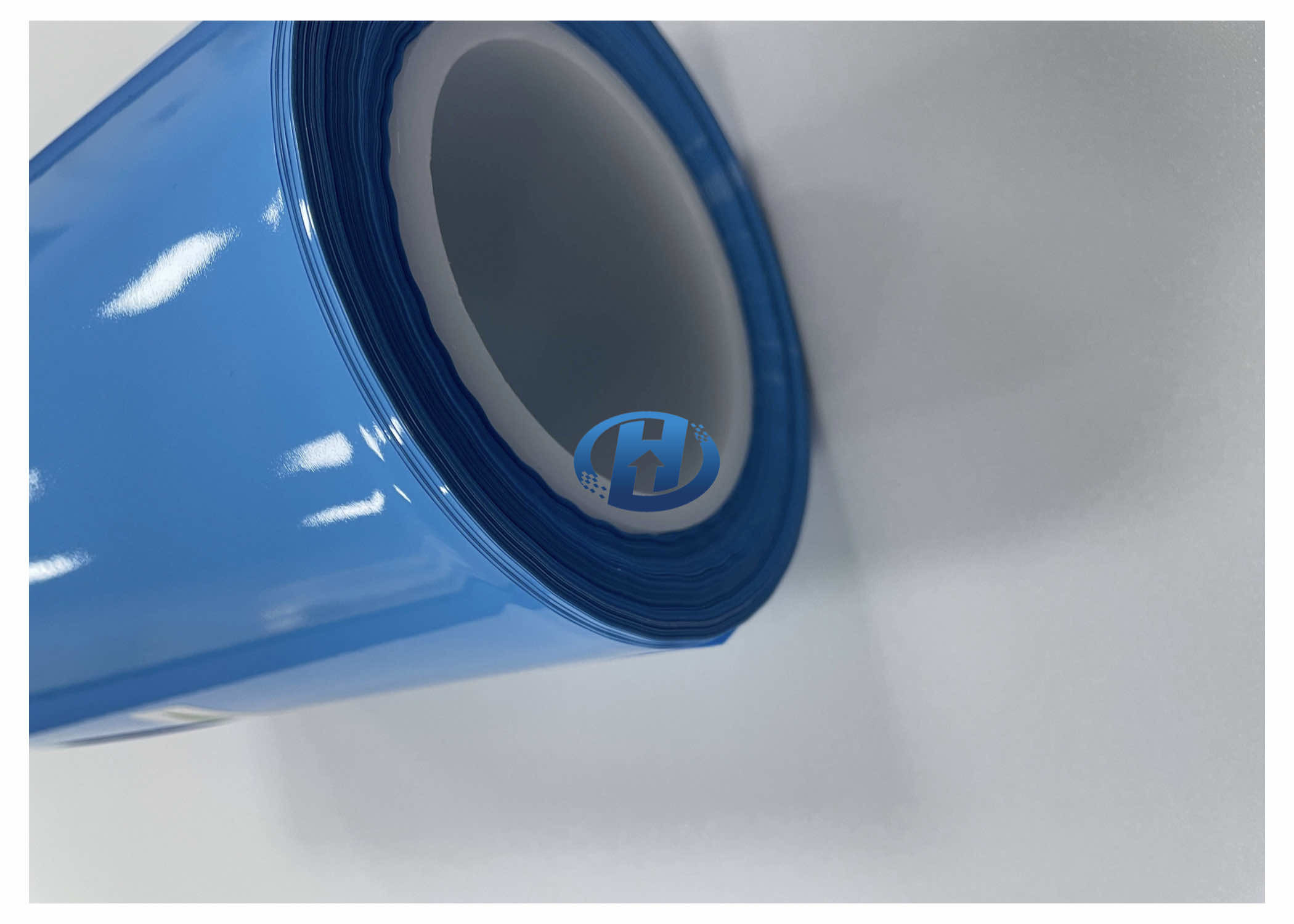 35 μm Low Density Polyethylene Film Blue Silicone Coating PE Film for Tape application