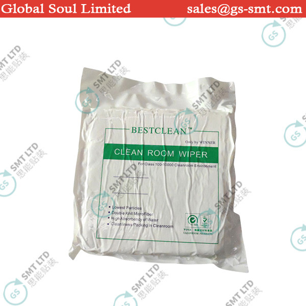 Ultrasonic Wide Edge Dust Free Cloth 202 140g Anti Static 9*9 Wiping Cloth