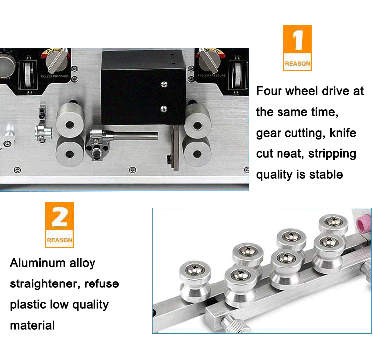 Flat Sheathed Wire Stripping Cutting Machine YH-900-H06 for Multi-Core Harness Cable