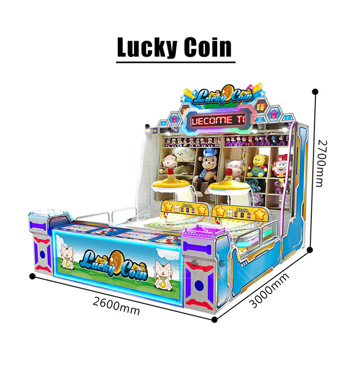 Factory Price Lucky Coin Double Players Carnival Game Machine Arcade machine