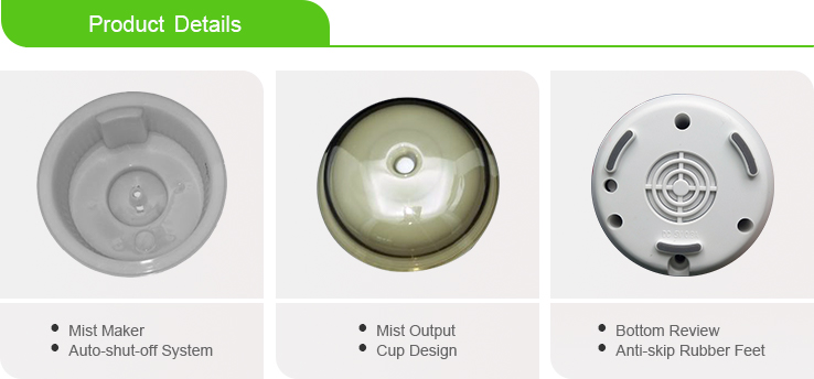 Small Cup Shaped 3MHZ 70ML Electronic Aroma Diffuser