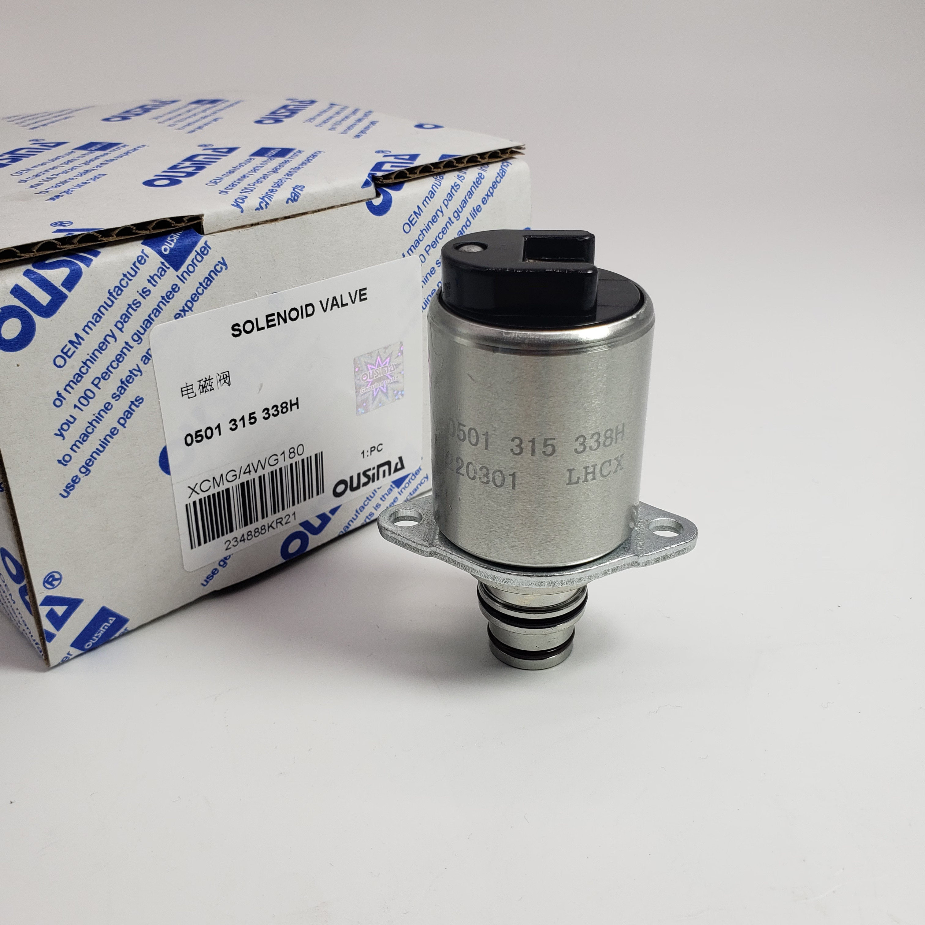 0501 315 338H Excavator Solenoid Valve For XCMG 4WG180 Transmission Parts