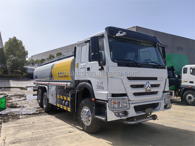 HOWO Diesel 6x4 Fuel Carrier Truck Left Hand Drive 20000 Liters Oil Delivery Truck