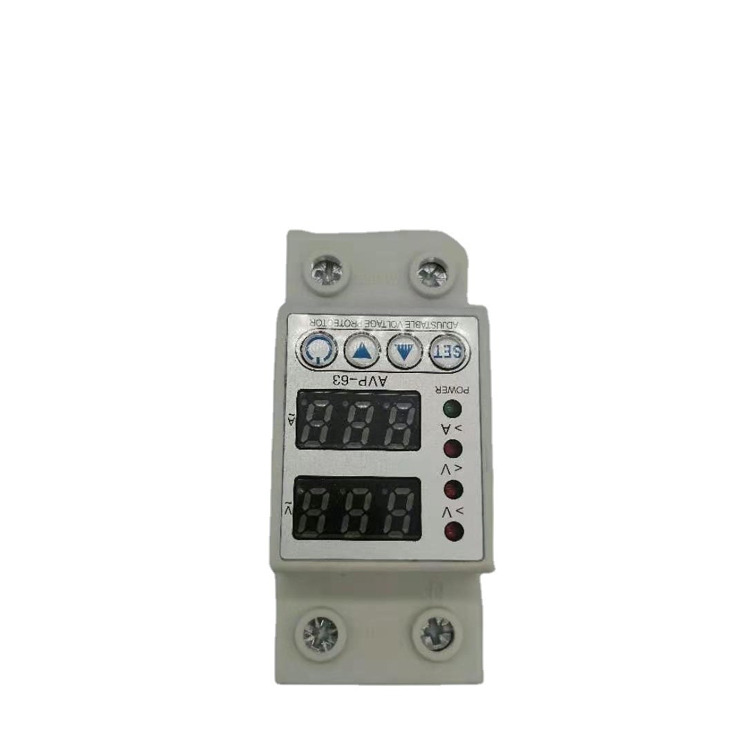  Dual Display Overvoltage Protector Kampa AVP-63 63A Adjustable LED 1P Manufactures
