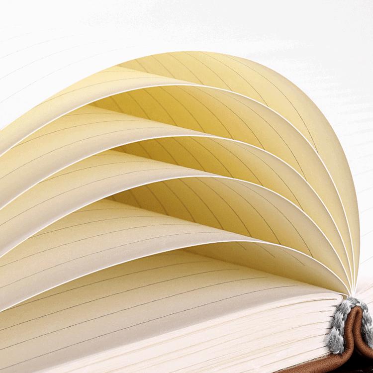 Thickening A5 PU Leather Diary Notepad with Customized Hardcover Planner Journal Notebook