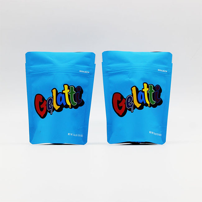 EPI Flat Bottom Gusset Bags 150g Stand Up Mylar Bags 5.1 Inch Width