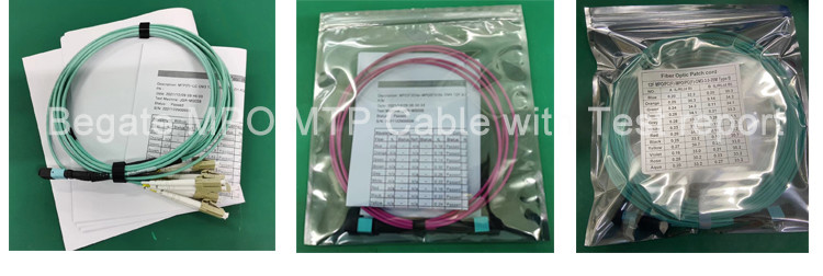 MPO To SC UPC 12 Fibers Breakout MPO MTP Cable Simplex Single Mode