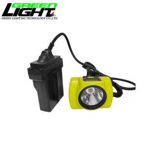 Explosion proof IP68 Corded Led Miner Headlamp 25000 LUX 60 hrs Runtime