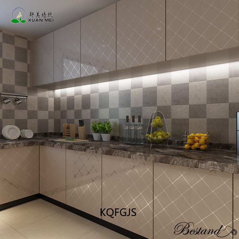 Gross Furniture Film Stickers for Kitchen Cabinet Wardrobe Self Adhesive
