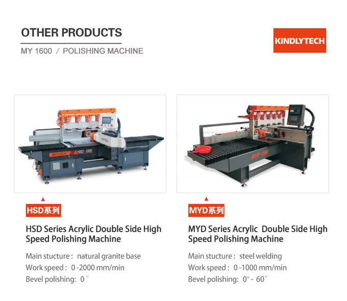 100cm/Min Acrylic Edge Polishing Machine , CE 60HZ Glass Edge Polisher