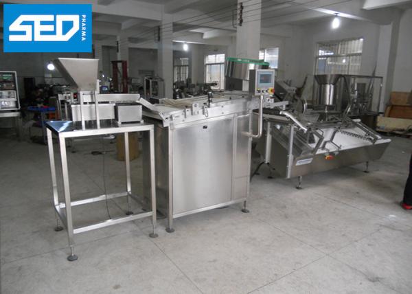 High Speed Tube Filling And Sealing Machine Effervescent Tablets Bottling