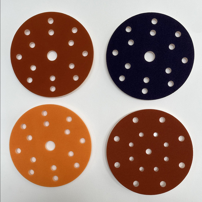 Purple Abrasive Sanding Sponge Pads Car Paint Removal Wet Sanding Machine